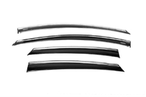 Ford Focus III 2011-2017 Deflektory szyb z chromowaną listwą Niken (SD/HB, 4 szt) zdjęcia 7