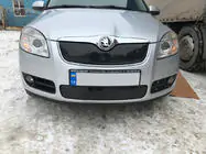 Skoda Fabia 2007-2014 Zimowa osłona na grill (2007-2010, górna) zdjęcia 4