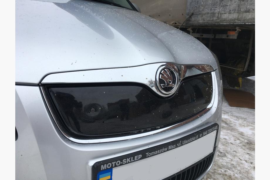 Skoda Fabia 2007-2014 Zimowa osłona na grill (2007-2010, górna) Matowy Zdjęcia 2