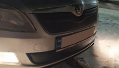 Skoda Fabia 2007-2014 Zimowa osłona na grill (2011-2014, górna) zdjęcia 3
