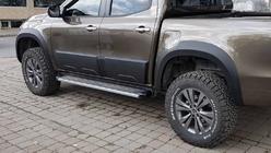 Mercedes X class 2017-2020 Poszerzenia nadkoli (ABS) zdjęcia 7