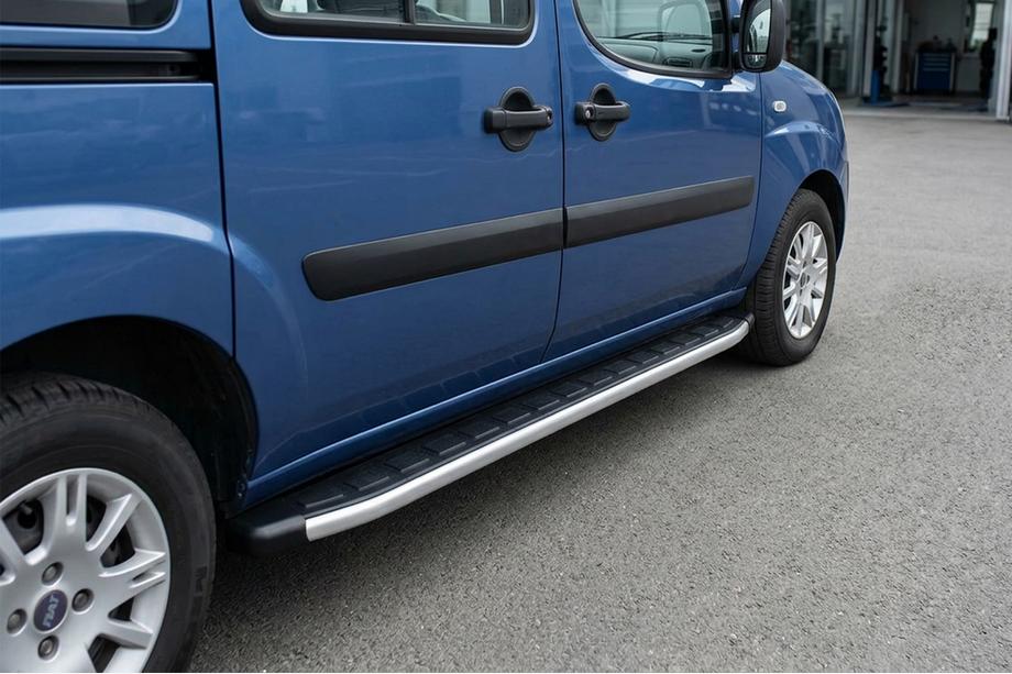 Fiat Doblo I 2001-2005 Progi Boczné Fullmond (2 szt, aluminium) Image