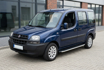 Fiat Doblo I 2005-2010 Progi Boczné Fullmond (2 szt, aluminium) Baza Standardowa zdjęcia 1