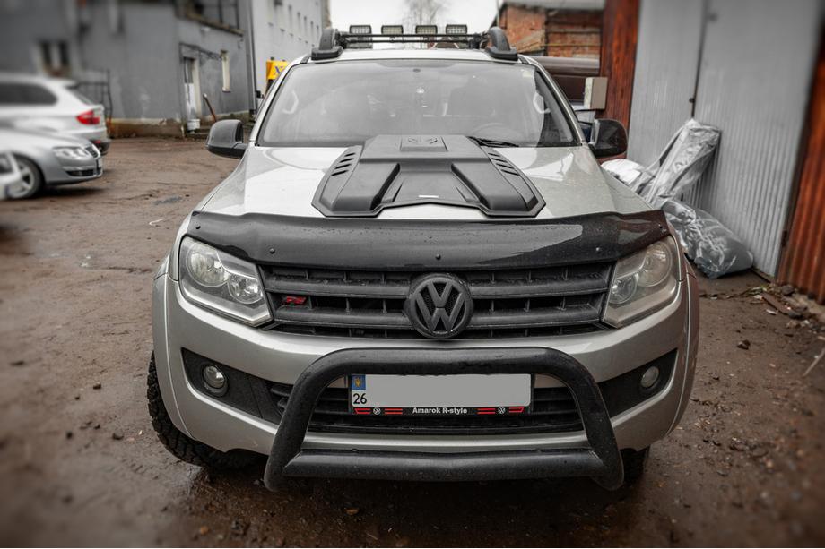 Volkswagen Amarok 2010-2022 Nakładka na maskę (ABS) Zdjęcia 3