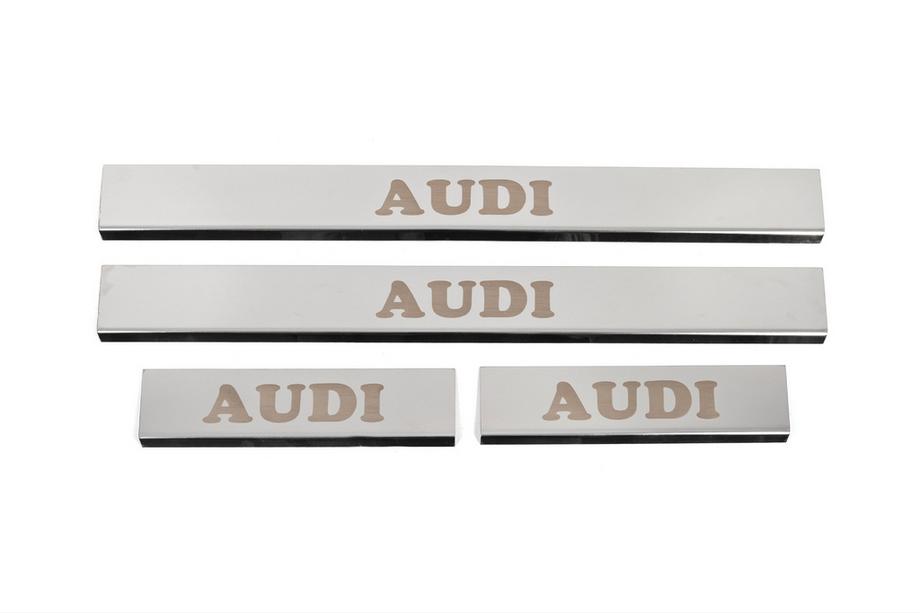 Audi A4 B5 1994–2001 Nakładki na Progi (4 szt, Carmos) Image
