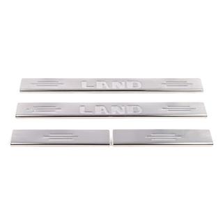 Nakładki progowe Carmos (4 szt, stal nierdzewna) Toyota Land Cruiser 100 1998-2007 zdjęcia 2