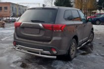 Mitsubishi Outlander 2012-2021 Pałąk Tylny AK004-2 (Stal Nierdzewna) zdjęcia 1
