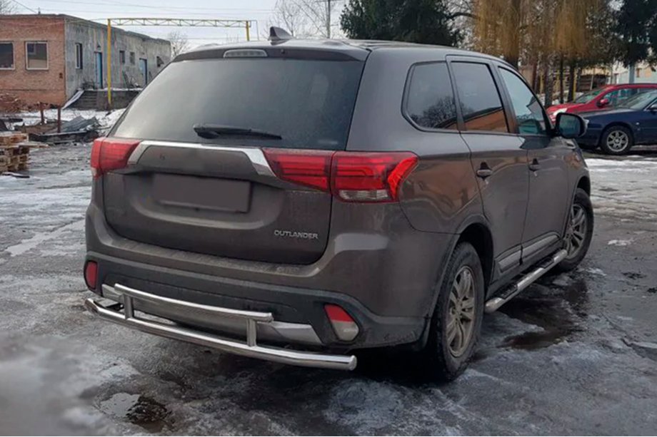 Mitsubishi Outlander 2012-2021 Pałąk Tylny AK004-2 (Stal Nierdzewna) Image