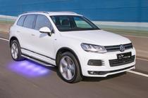 Volkswagen Touareg 2010-2018 Progi boczne w stylu oryginalnym V3 (2 szt., aluminium) zdjęcia 9