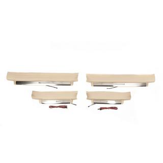 Podświetlane listwy progowe (beżowe) Toyota Land Cruiser Prado 150 2009-2023 zdjęcia 3