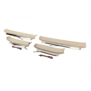 Podświetlane listwy progowe (beżowe) Toyota Land Cruiser Prado 150 2009-2023 zdjęcia 2
