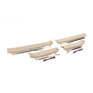 Podświetlane listwy progowe (beżowe) Toyota Land Cruiser Prado 150 2009-2023 zdjęcia 1