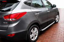 Hyundai IX-35 2010-2015 Progi boczne Fullmond (2 szt., aluminium) zdjęcia 1