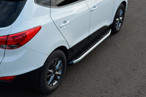 Hyundai IX-35 2010-2015 Progi boczne Fullmond (2 szt., aluminium) zdjęcia 3