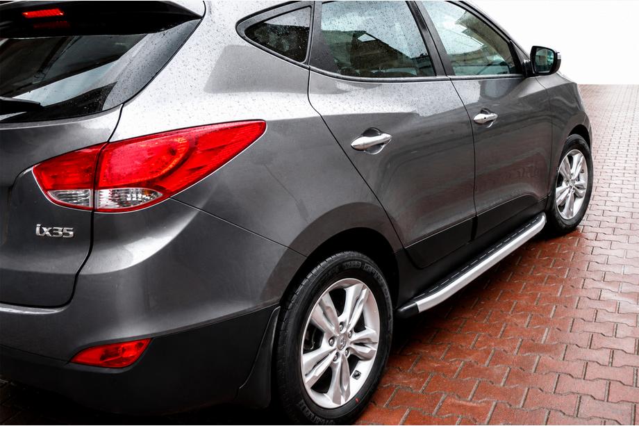 Hyundai IX-35 2010-2015 Progi boczne Fullmond (2 szt., aluminium) Image
