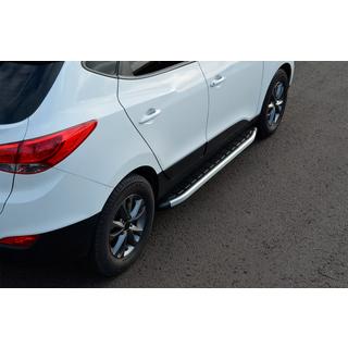 Progi Boczné Fullmond (2 szt, aluminium) Kia Sportage 2010-2015 zdjęcia 3