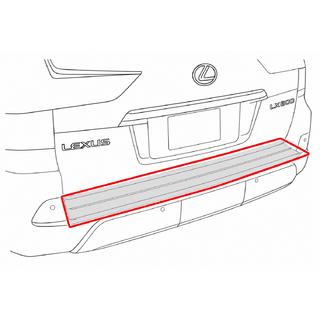 Wkład tylnego zderzaka z chromem (2016+) Lexus LX570/450d 2008-2022 zdjęcia 4