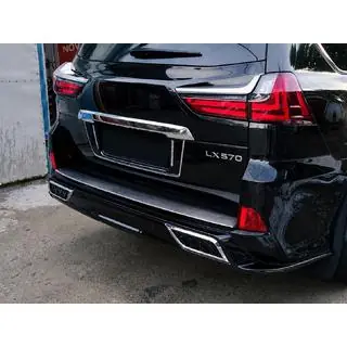 Wkład tylnego zderzaka z chromem (2016+) Lexus LX570/450d 2008-2022 zdjęcia 3