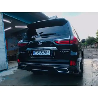Nakładka na krawędź tylnego zderzaka (2016+, 2 szt.) Lexus LX570/450d 2008-2022 zdjęcia 3