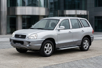 Hyundai Santa Fe 1 2000-2006 Progi Boczné Allmond Grey (2 szt., Aluminium) zdjęcia 1
