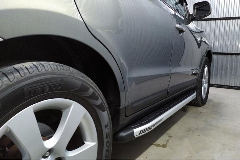 Hyundai Santa Fe 2 2006-2012 Progi Boczné Fullmond (2 szt, aluminium) Image