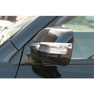 Nakładki na lusterka (2 szt, chrom) Toyota Land Cruiser Prado 150 2009-2023 zdjęcia 2