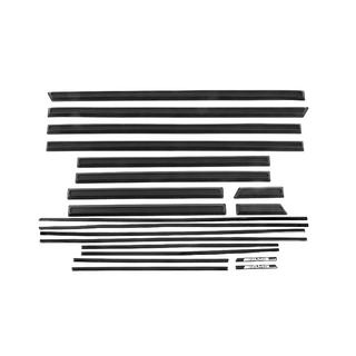 Czarne listwy drzwiowe w zestawie (design 2019) zdjęcia 1