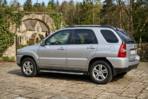 Kia Sportage 2004-2010 Progi Boczné Fullmond (2 szt, aluminium) zdjęcia 1