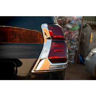 Chromowane Nakładki na Tylne Lampy V1 (2 szt., 2018+) Toyota Land Cruiser Prado 150 2009-2023 zdjęcia 3