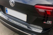 Volkswagen Tiguan 2016-2023 Nakładka na tylny zderzak stal nierdzewna (Carmos) zdjęcia 5