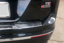 Volkswagen Tiguan 2016-2023 Nakładka na tylny zderzak stal nierdzewna (Carmos) zdjęcia 6