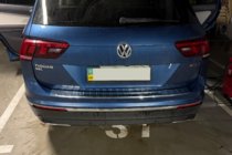 Volkswagen Tiguan 2016-2023 Nakładka na tylny zderzak stal nierdzewna (Carmos) zdjęcia 9