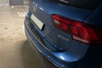 Volkswagen Tiguan 2016-2023 Nakładka na tylny zderzak stal nierdzewna (Carmos) zdjęcia 10