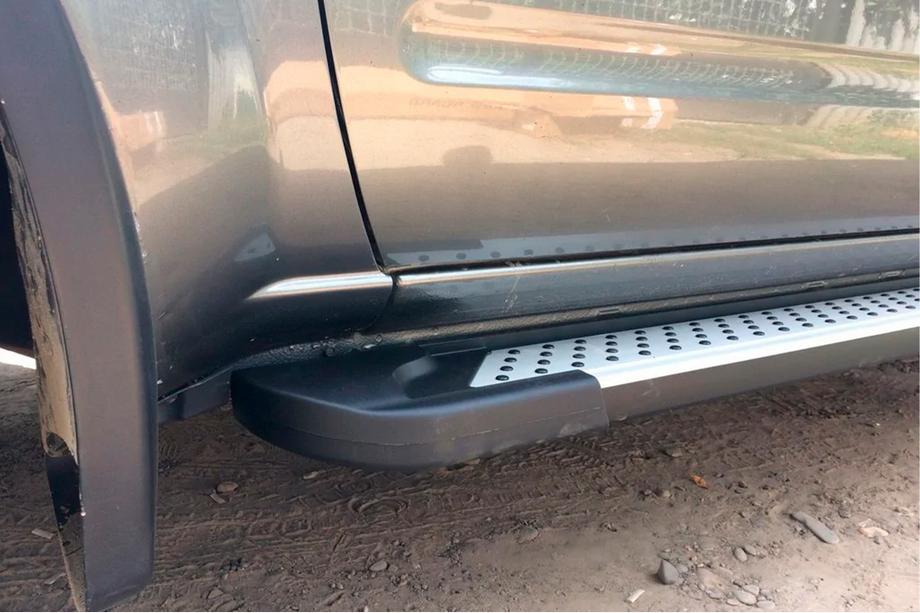 Nissan Pathfinder R51 2005-2014 Progi Boczné Allmond Grey (2 szt., Aluminium) Zdjęcia 4