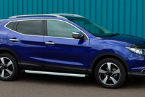 Nissan Qashqai 2007-2010 Progi boczne Fullmond (2 szt., aluminium) zdjęcia 4