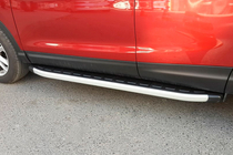 Nissan Qashqai 2010-2014 Progi boczne Fullmond (2 szt., aluminium) zdjęcia 2