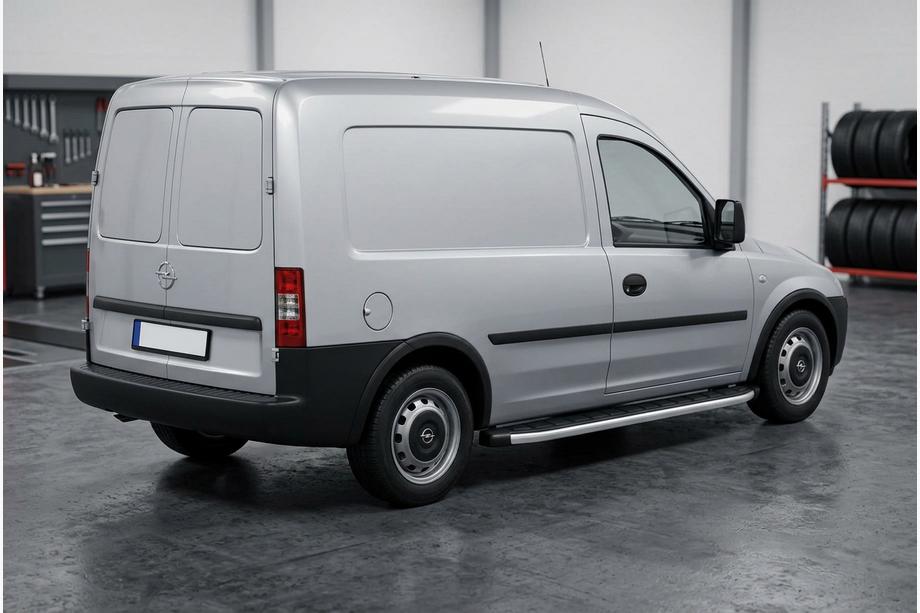 Opel Combo 2002–2012 Progi boczne Fullmond (2 szt., aluminium) Image