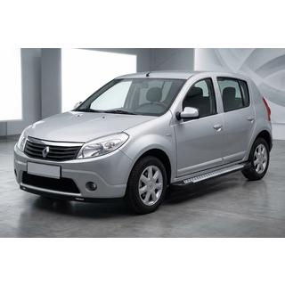 Progi Boczné Typ X5 (2 szt., Aluminium) Dacia Sandero 2007-2013 zdjęcia 1