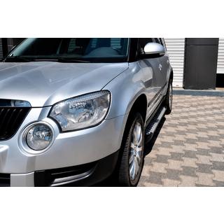 Progi Boczne Allmond Grey (2 szt., Aluminium) Skoda Yeti 2009-2017 zdjęcia 1