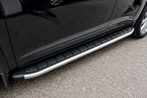 Volkswagen Amarok 2010-2022 Progi boczne Fullmond Grey (2 szt, aluminium) zdjęcia 3
