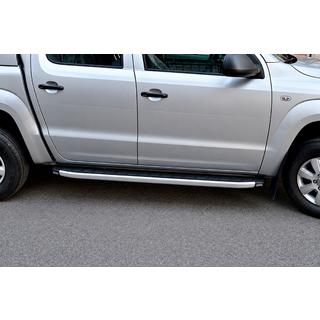 Progi boczne Fullmond Grey (2 szt, aluminium) Volkswagen Amarok 2010-2022 zdjęcia 1