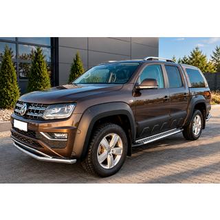 Progi Boczne Allmond Grey (2 szt., Aluminium) Volkswagen Amarok 2010-2022 zdjęcia 2
