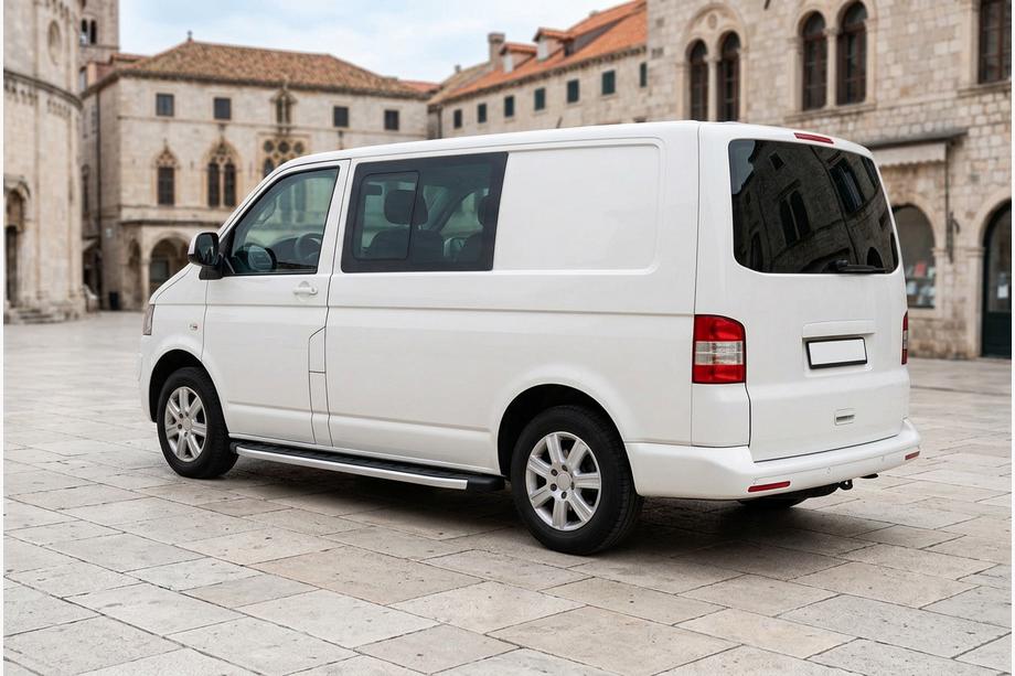 Volkswagen T5 Caravelle 2004-2010 Progi boczne Fullmond (2 szt., aluminium) Krótki Rozstaw Osi Image