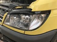 Mercedes Sprinter W901/902/903/904/905 1995–2006 Brewki na reflektory (czarne, ABS, 2000-2006) Czarny Mat zdjęcia 3