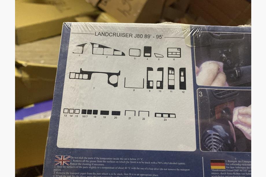 Toyota Land Cruiser 80 1990-1997 Promocja! Nakładki na deskę rozdzielczą (carbon look) Zdjęcia 6