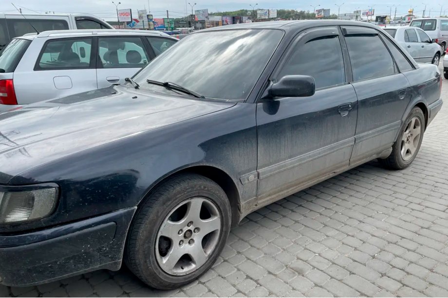 Audi 100 C4 1990-1994 Owiewki szyb Sedan (4 szt., HIC) Image