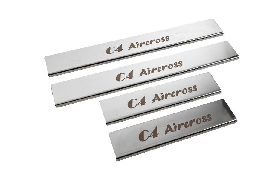 Citroen C-4 Aircross 2012-2017 Nakładki progowe Carmos (4 szt, stal nierdzewna) Zdjęcia 3