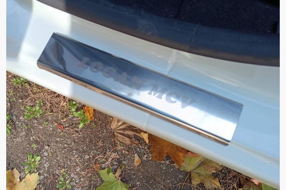Dacia Logan MCV 2013-2020 Nakładki progowe Carmos V1 (4 szt, stal nierdzewna) Zdjęcia 2