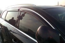 Audi Q7 2005-2015 Deflektory szyb z listwą chromowaną (4 szt, HIC) zdjęcia 3