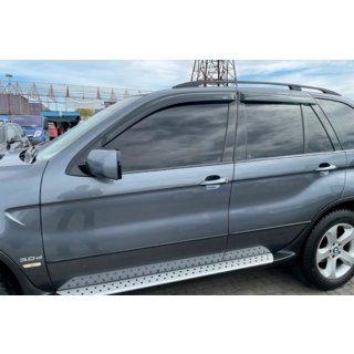 Deflektory Okien (4 szt, HIC) BMW X5 E53 1999–2006 zdjęcia 2
